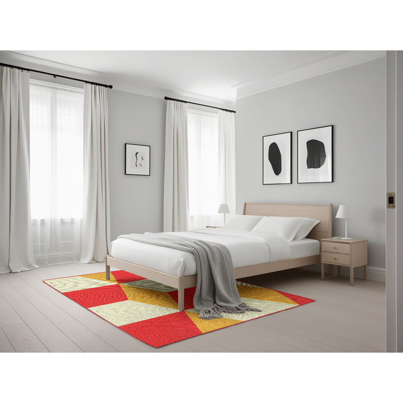 Ranney Geometric Indoor Rug, Rectangle 5' x 7'