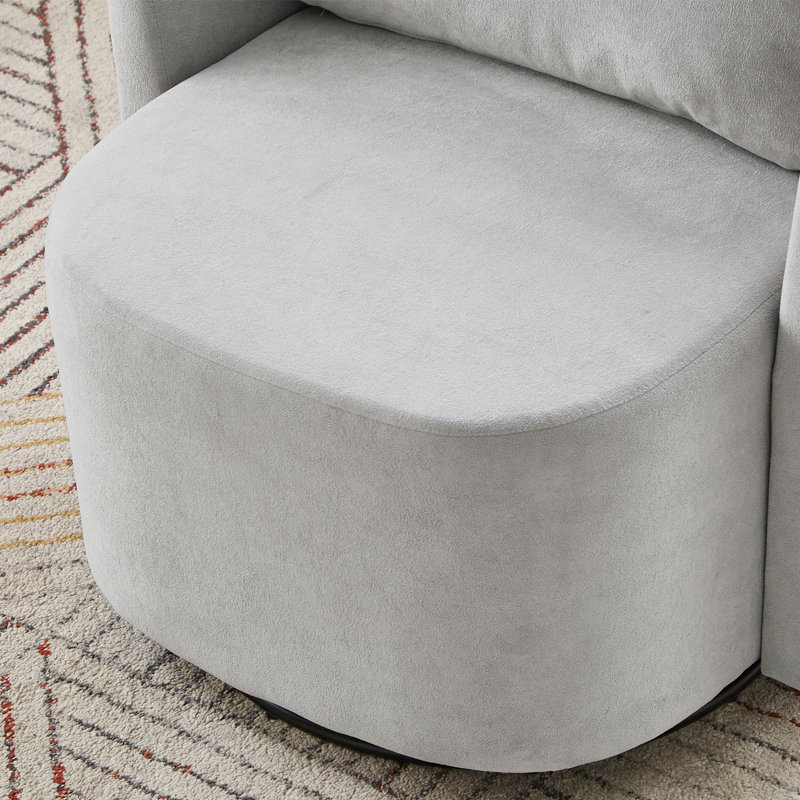Chaise pivotante à 360 °, Gris