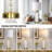 27.5” Modern Coastal Glam Bedside Table Lamps with USB & Type-C Ports, Built-in Night Light