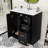 Whittier Wood Single Bathroom Vanity with Ceramic Sink, Cabinet and Storage Drawers-2070618045-2080199050