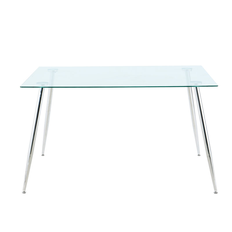 Table de salle à manger Modern Kitchen, Chrome chrome