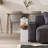 Barbara Side Table Modern 2-Tier Design with Storage Compartments-32302008