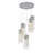 Lundt 5 - Light Chrome LED Cluster Pendant