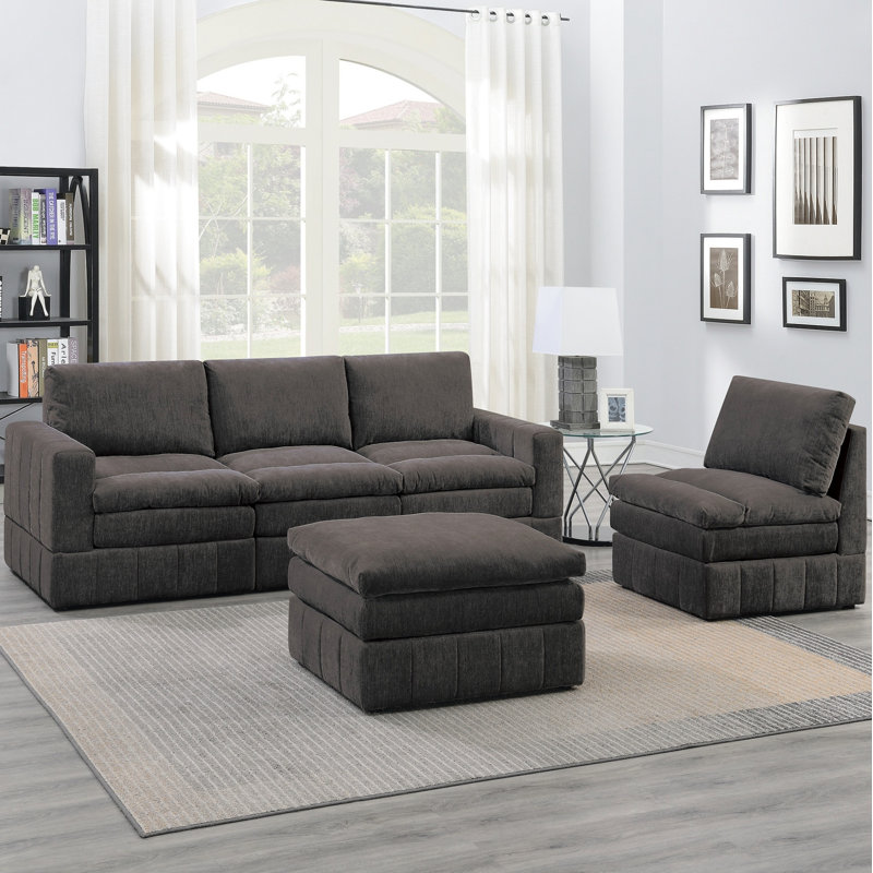 Ensemble de canapés modulaires 5 pièces Contemporary