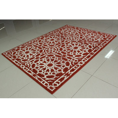 Tapis terre cuite area Bonner