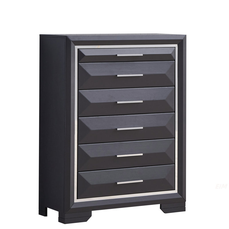 Coffre de rangement G01600-CH, noir