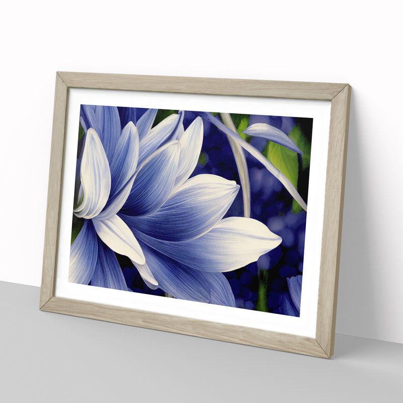 A Wild Flower - Framed Print, 25cm H x 34cm W x 2cm D, Oak