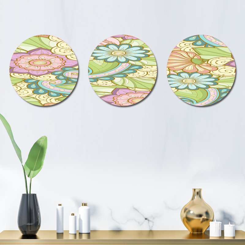 Ensemble de 3 décorations murales