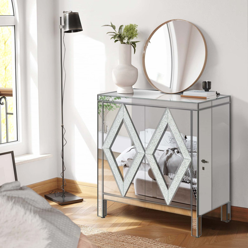 Diamond Shape Design Storage Cabinet