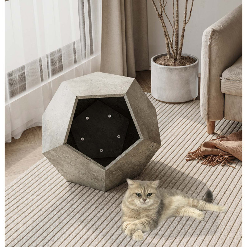 Table de bout pour chat, Gris