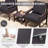 Outdoor Deep Seating Cushion Set Indoor And Outdoor Seat / Back Cushion, Available In 4 Sizes-929802348-929802340