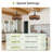 Cissline 20" IP65 Waterproof Plug-In Outdoor Ceiling Fan with Light, Woven Rattan-Style Cage, Remote Control for Patio, Gazebo & Pergola