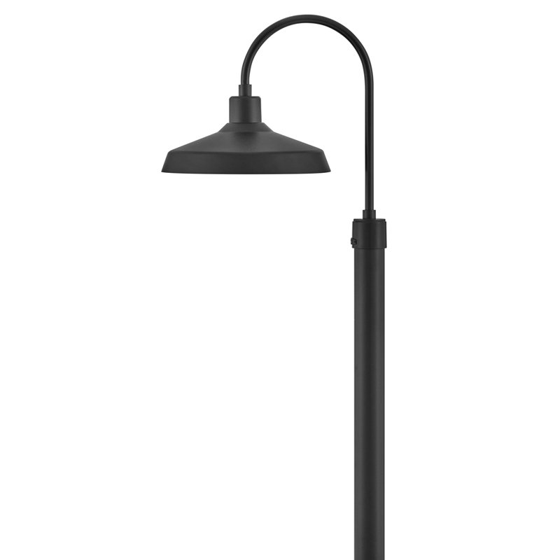 Forge Post Lantern, Black