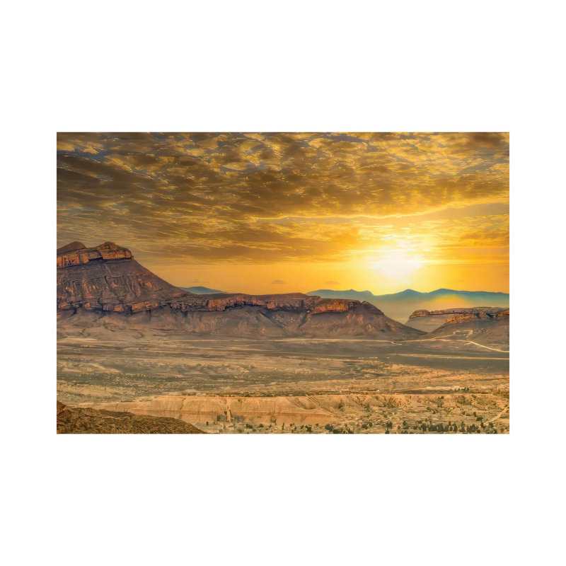Western Rugged Beauty - reproduction d'art mural, H 12 po x l 18 po, Toile tendue, Ne s’applique pas
