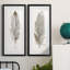 Cadre photo, ensemble de peintures sur papier