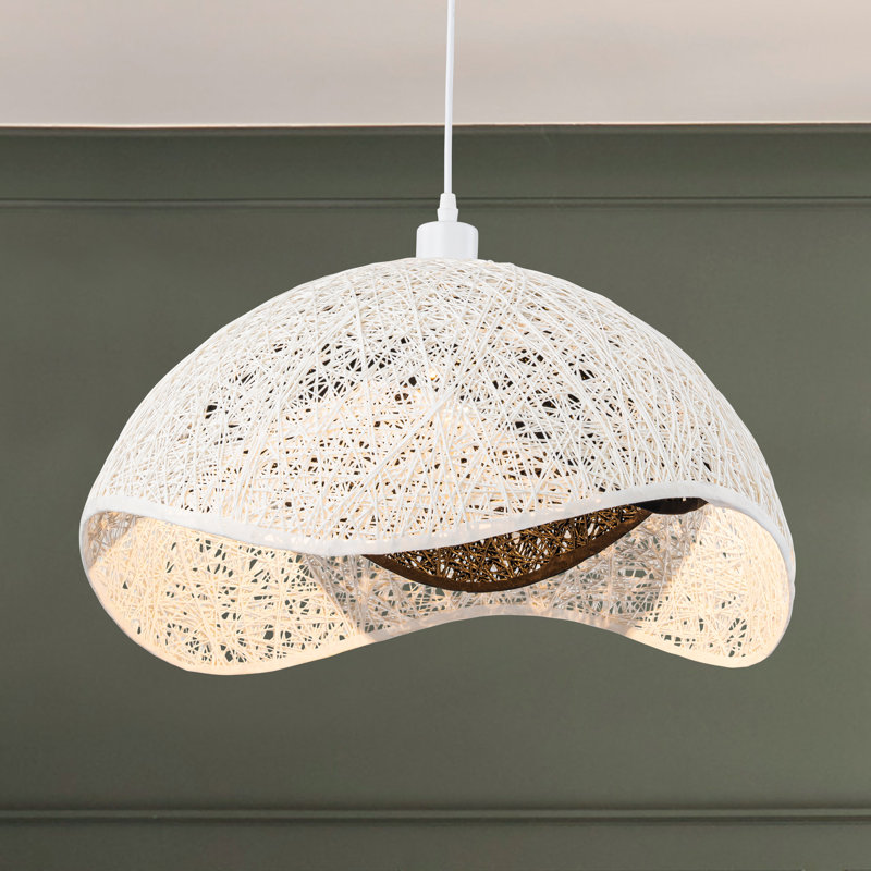 Behl 1 - Light Black+White Unique/Statement Pendant