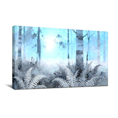 Plantes et fleurs de brouillard clair