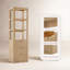 Armoire à linge sur pied Adela-100760522