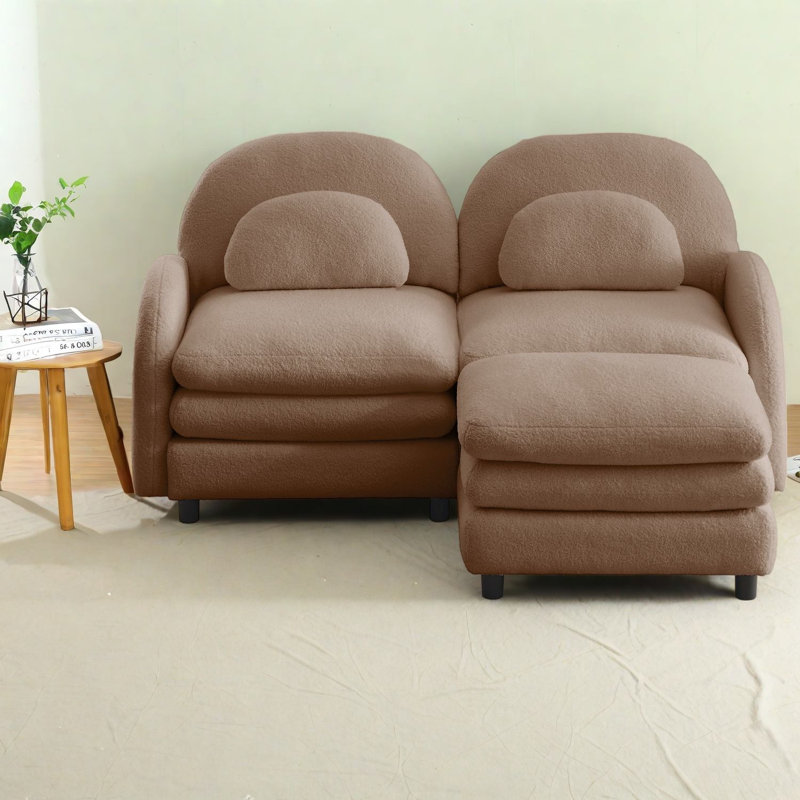 Canapé modulaire moderne 2 places Cloud Teddy