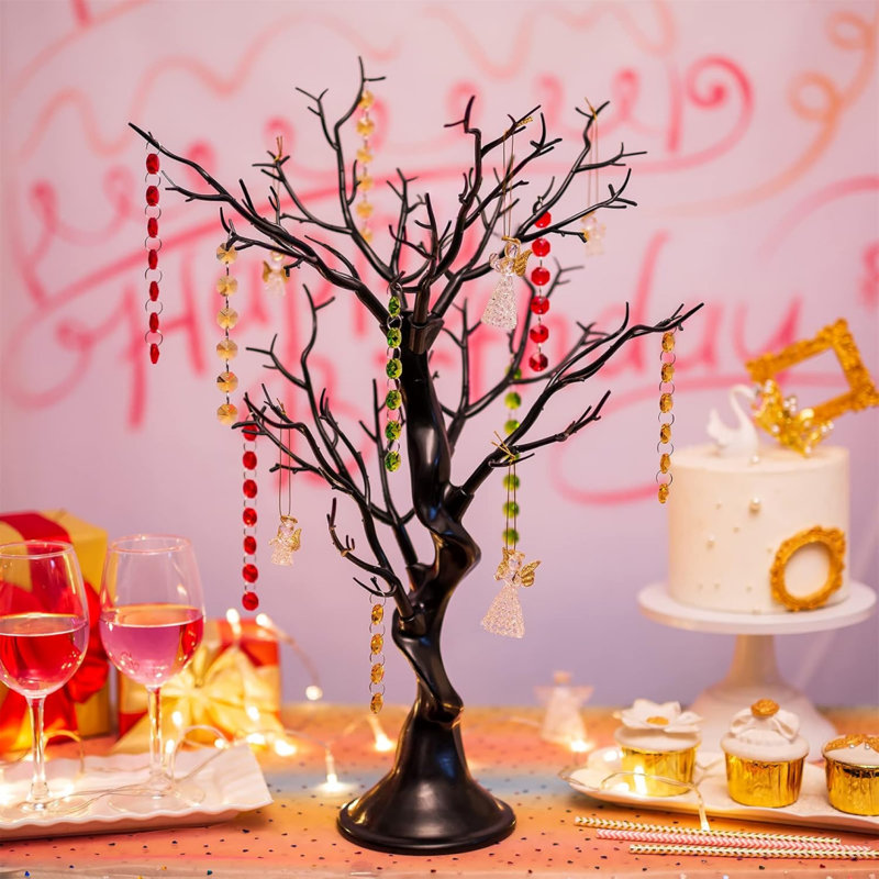 Small Artificial Tree For Table Centerpiece Black Fake Trees 23Inch Faux Tree
