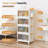 Aarn 4 - Piece Plastic Organizer, Stackable Storage Boxes with Lids Closet Organizer Boxes