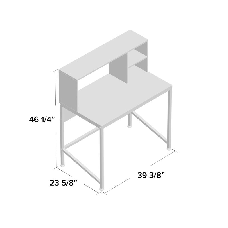 Desalvo Metal Base Writing Desk
