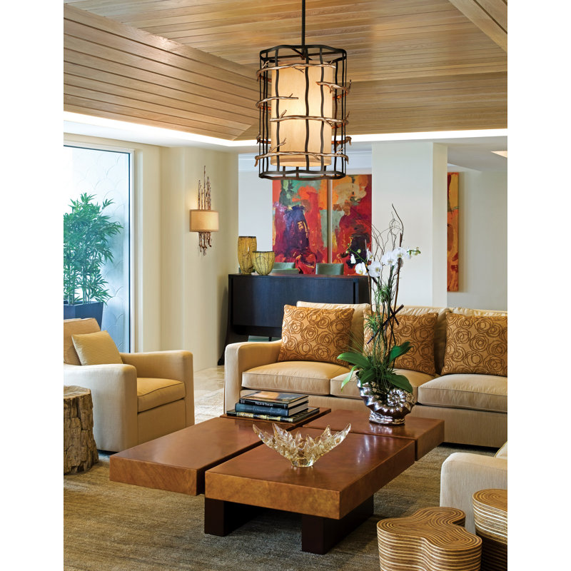 Adirondack 6 - Light Unique/Statement Pendant, Small