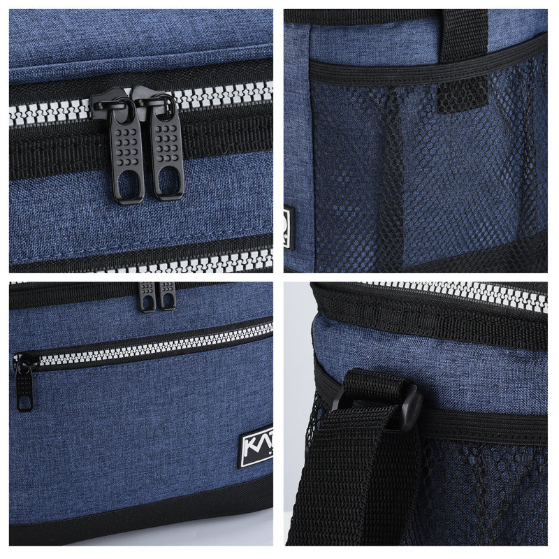 Sac à lunch isolé Tirrinia, Bleu foncé