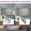 Armoire à pharmacie DEL 40x30 avec miroir, fonction antibuée, éclairage à intensité variable, 3 températures de couleur, miroir latéral amovible, structure en aluminium