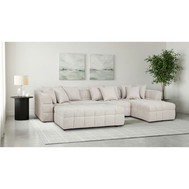 Cassano 4-Piece Upholstered Sectional Sofa