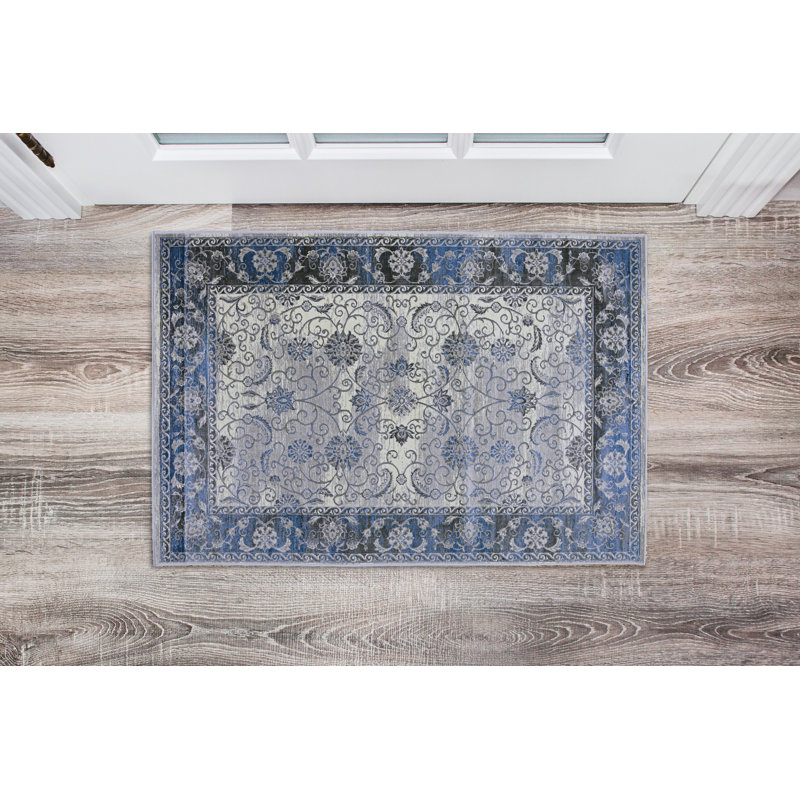Tapis oriental gris et beige Adair, Rectangle 2 pi x 3 pi