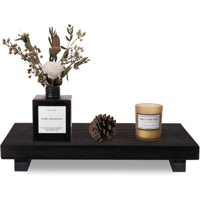 Petit plateau en bois avec piédestal