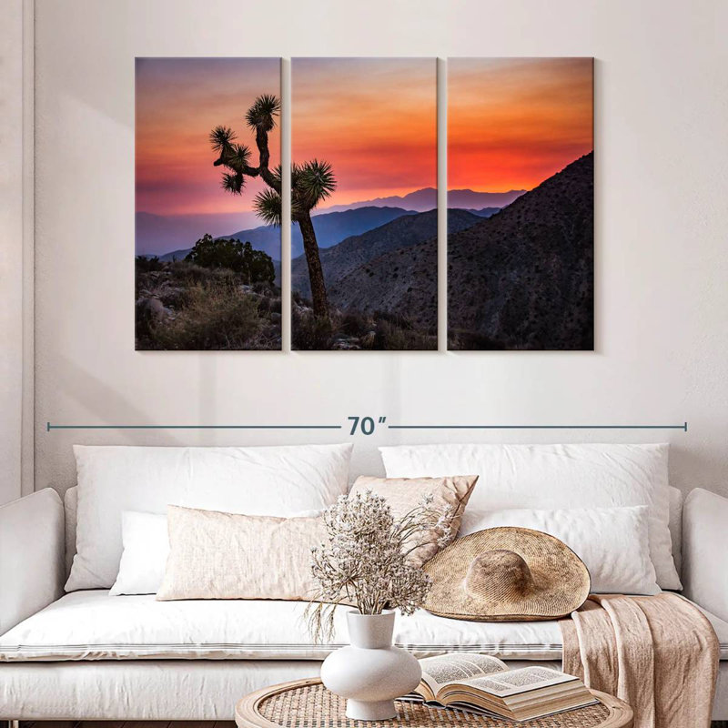 Harnek Joshua Tree Park Sunset Vista, H 32 po x l 50 po
