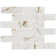 Calcatta Gold Subway 11.46" X 11.69" Matte Porcelain Mosaic Tile