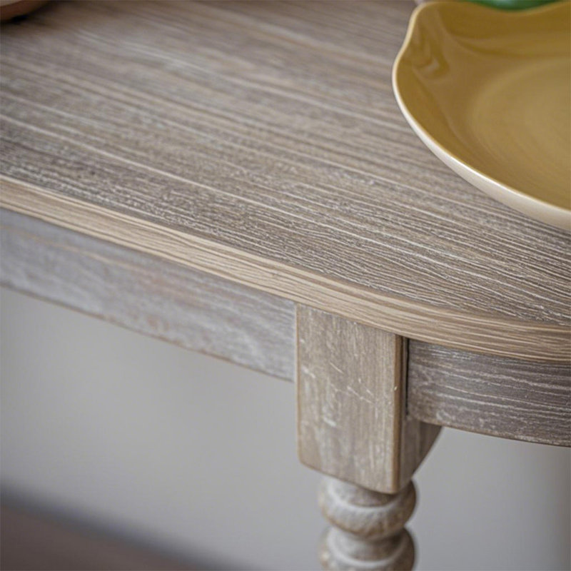 Rural Retro Semicircle Console Table