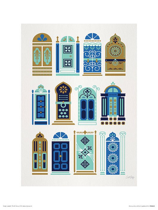 Cat Coquillette - Print, 40cm H x 30cm W x 0.001cm D, Paper