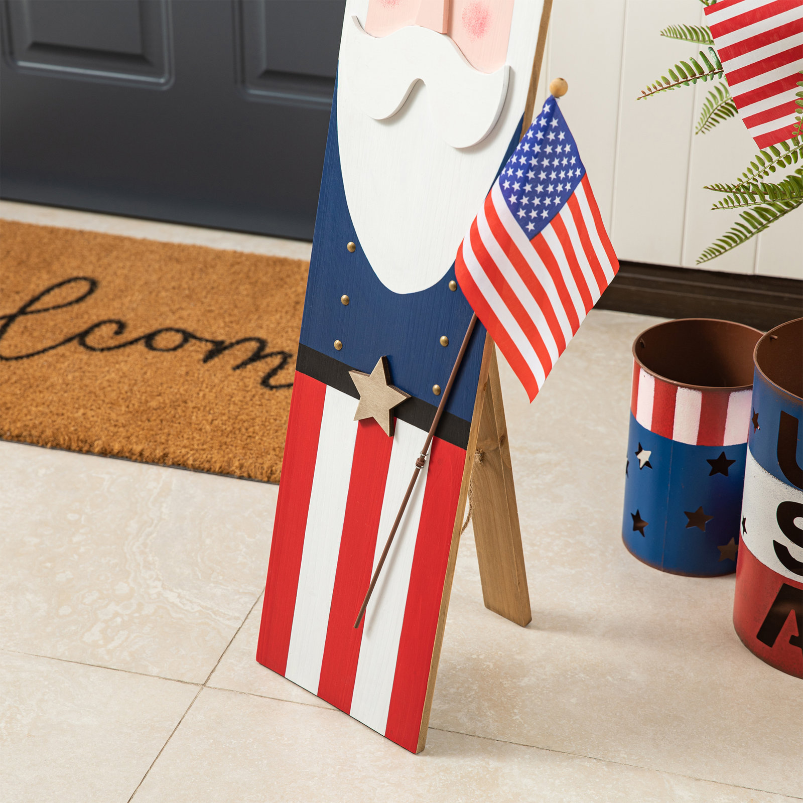 Americana Uncle Sam Figurine