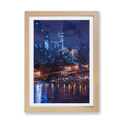 View Of New York City - Single Picture Frame Painting