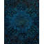 Tapis unique bleu 8 pi 2 po x 9 pi 10 po Yisenia
