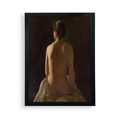 " Pantaleon Szyndler Nude Of Seated Woman "