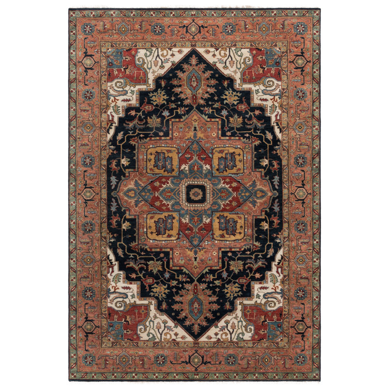 Ralph Lauren Wellesley Wool, Cotton Oriental Rug, Rectangle 6' x 9'