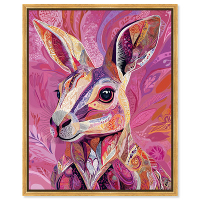 «Vibrant Marsupial», reproduction d'art sur toile par Art Remedy