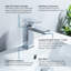 Single-Hole Single-handle Bathroom Faucet with Drain Assembly