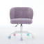 Chaise de bureau pivotante réglable avec base en métal-1633003445