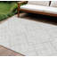 Tapis intérieur / extérieur ivoire et beige 9 'X 12'