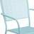 Commercial Grade Indoor-Outdoor Steel Patio Arm Chair with Square Back-24678811
