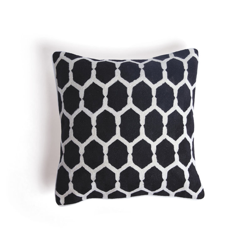 Geometric Cotton Throw Pillow
