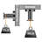 4Pcs Strong Magnetic Hooks Heavy Duty Magnetic Hangers Hanging Hook for Refrigerator Kitchen Office