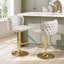 Swivel Upholstered Counter Stool-247802451