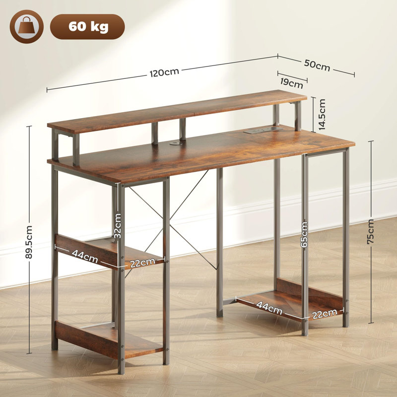 Computer Desk, Brown